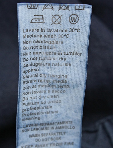 синие льняные брюки Il Gufo - 1081419971425 - Фото 3