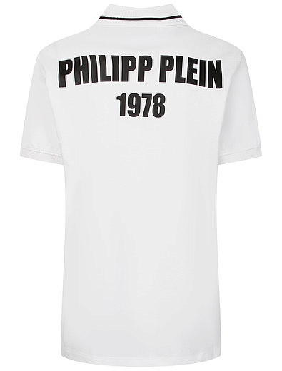 Поло с логотипом на спине Philipp Plein - 1144519372216 - Фото 2