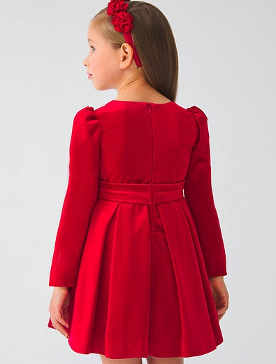 Бархатное красное платье ABEL & LULA - 1054609286487 - Фото 3