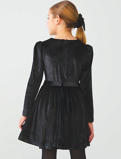чёрное Платье с поясом ABEL & LULA - 1054609283233 - Фото 3