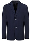 Синий пиджак силуэта Classic - 1334519280332