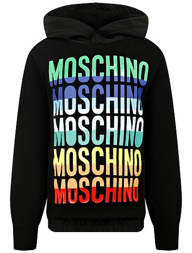 Худи с разноцветными логотипами Moschino - 0094519183491 - Фото 1