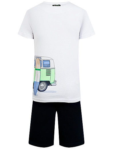 Комплект из футболки, майки и шорт Mayoral - 3033019070075 - Фото 2