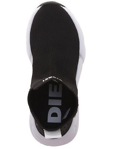 Черные снокеры с принтом логотипа Diesel - 2214529280234 - Фото 4