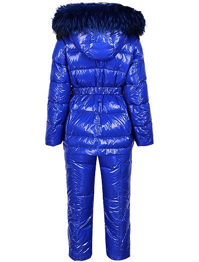 Ярко-синий комплект из куртки и полукомбинезона Manudieci - 6121409881015 - Фото 5
