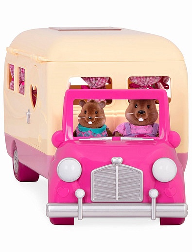 Набор игровой Дом на колёсах с аксессуарами; розовый LI'L WOODZEEZ - 7134529274499 - Фото 4
