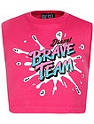 розовый Топ Brave team - 0514509270890