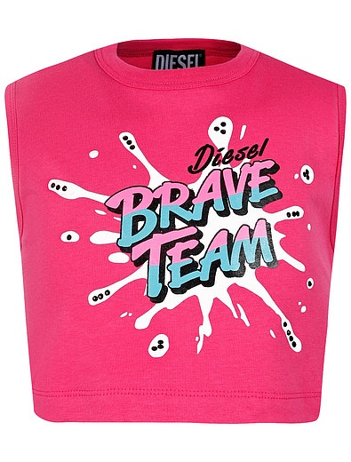 розовый Топ Brave team Diesel - 0514509270890 - Фото 1