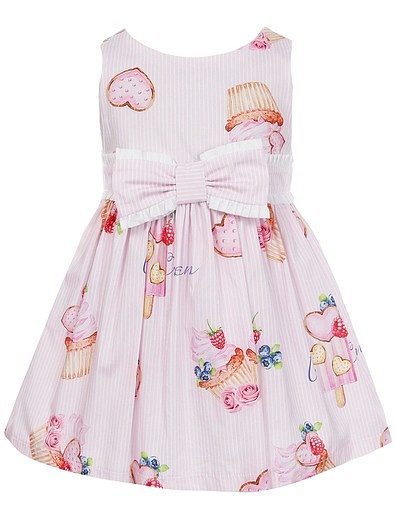 розовое Платье с принтом сладости Balloon Chic - 1054709271574 - Фото 1