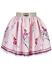 Розовая юбка с принтом - 1044509383997
