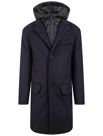 Пальто со съёмным капюшоном Fendi - 1124519180127 - Фото 1