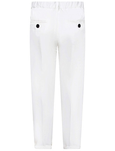 Белые брюки с контрастными пуговицами Antony Morato - 1084519172846 - Фото 2