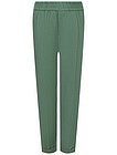 Зеленые льняные брюки - 1084519411143