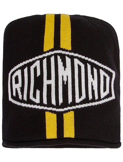 Комплект из шапки и шарфа с логотипом бренда JOHN RICHMOND - 3004518180107 - Фото 7