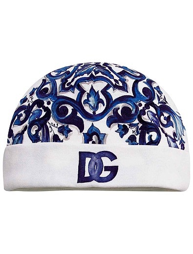 Комбинезон с шапочкой и слюнявчиком в стиле Майолика Dolce & Gabbana - 1284509282863 - Фото 5