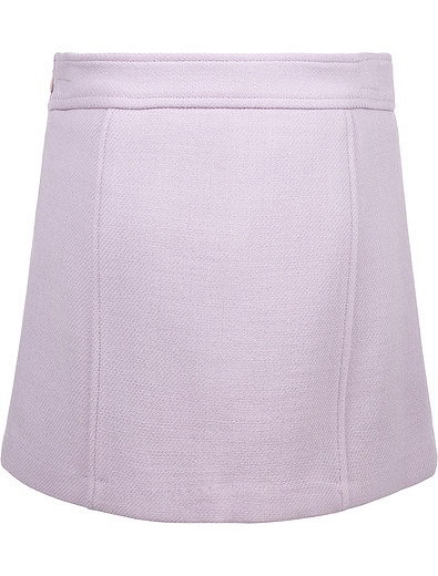 Светло-розовая юбка из шерсти Milly Minis - 1044109680014 - Фото 3