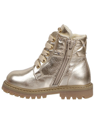 Золотистые ботинки Missouri - 2034509183061 - Фото 3