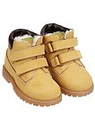 Желтые утепленные ботинки - 2031819980038