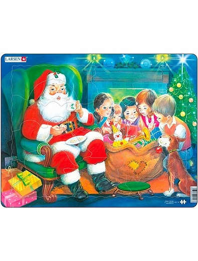 Пазл Санта с детьми  - 3534529080153 - Фото 1