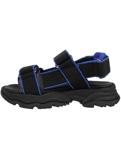 Черные сандалии на липучках Florens - 2074519071002 - Фото 3