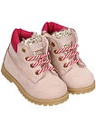 розовые Ботинки на шнурках - 2034509182514