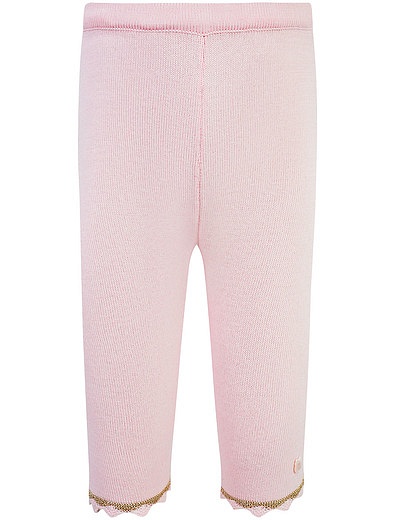 Розовые брюки из хлопка и кашемира Dior - 1082609880718 - Фото 1