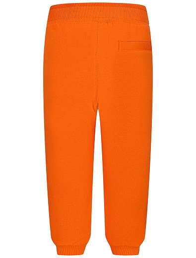 Оранжевые спортивные брюки с лампасами Dolce & Gabbana - 4244519411018 - Фото 3
