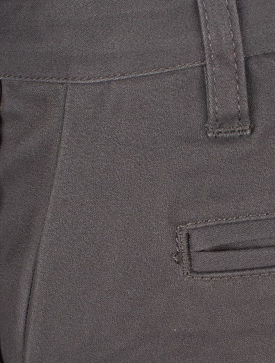 Серые брюки прямого кроя EMPORIO ARMANI - 1081719880854 - Фото 2