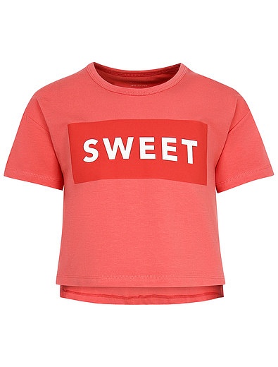 Красная футболка с принтом &quot;Sweet&quot; TINYCOTTONS - 1131309970097 - Фото 1