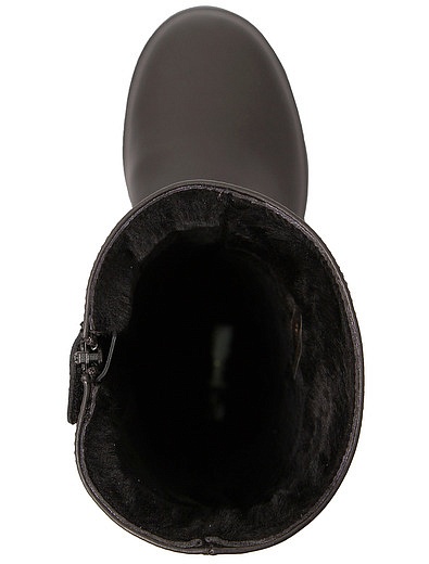 Кожаные Сапоги с логотипом Dolce & Gabbana - 2024509181082 - Фото 4