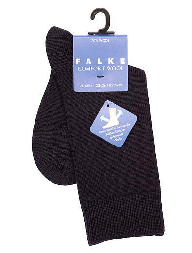 Синие носки с добавлением шерски FALKE - 1530419680023 - Фото 1