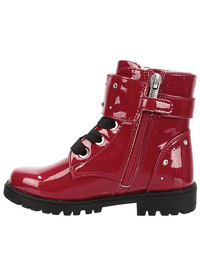 Красные лаковые ботинки Mayoral - 2034508281003 - Фото 3