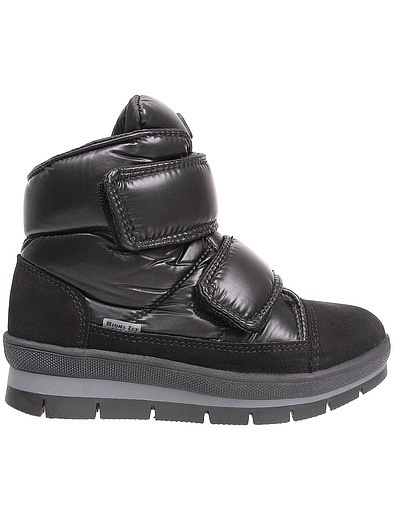 Черные утепленные ботинки на липучках Jog Dog - 2031119880465 - Фото 2
