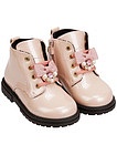 Розовые ботинки с бантиками - 2034509282634