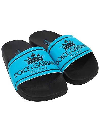 Шлепанцы пляжные Dolce & Gabbana - 2281419970636 - Фото 1