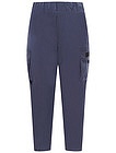 утепленные брюки с карманами-карго - 1604519280114