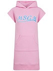 розовое Платье с капюшоном - 1054509276144