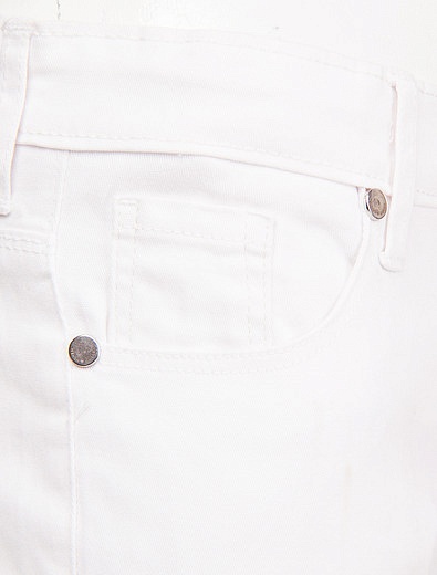 Белые брюки из эластичного хлопка SILVIAN HEACH Kids - 1081209770115 - Фото 2
