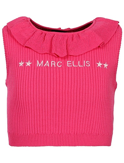 Розовый топ в рубчик Marc Ellis - 0514509370972 - Фото 1