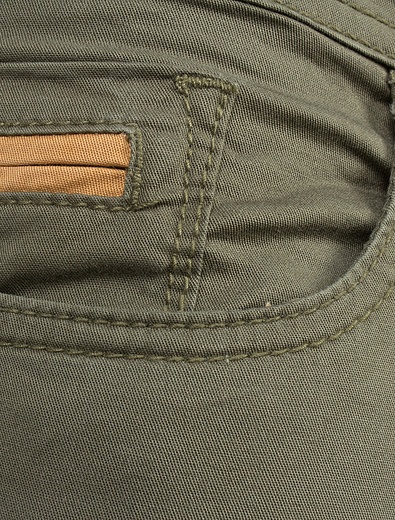 Зеленые зауженные брюки Original Marines - 1084019671870 - Фото 3