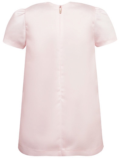 Бледно-розовое платье с цветочным узором Roberto Cavalli - 1054709372486 - Фото 2