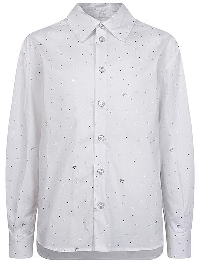 Блуза с узором звездочка JUNIOR REPUBLIC - 1034500181265 - Фото 1