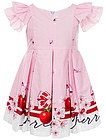 Розовое платье из хлопка - 1054709272311