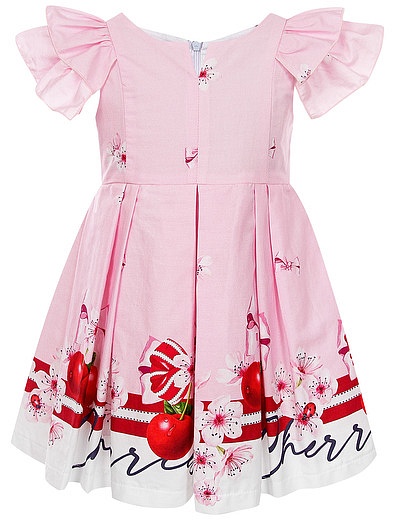 Розовое платье из хлопка Balloon Chic - 1054709272311 - Фото 1