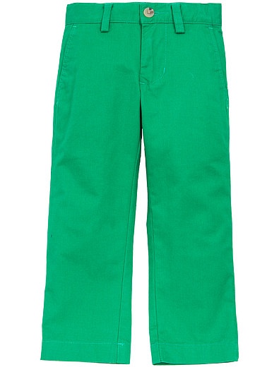 Брюки зеленые прямого кроя Ralph Lauren - 1082219570535 - Фото 1