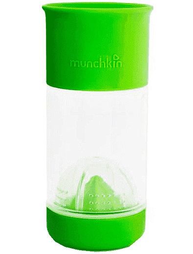 Поильник-непроливайка MIRACLE 360 для фруктовой воды с инфузером 414мл Munchkin - 5114528072830 - Фото 1