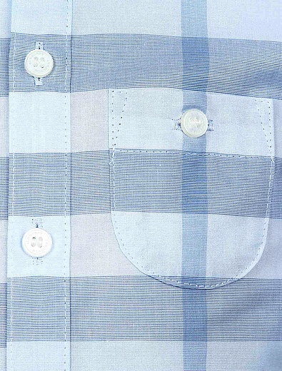 Рубашка в клетку с карманом Burberry - 1011519870120 - Фото 2