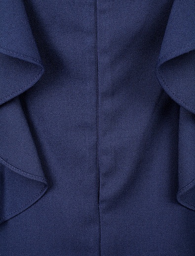 Синие платье с оборками на спине Aletta - 1050409780224 - Фото 2