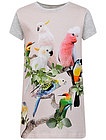 Платье-футболка с попугаями - 1054509270203