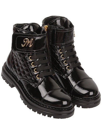 Стеганые черные ботинки Missouri - 2034509182873 - Фото 1